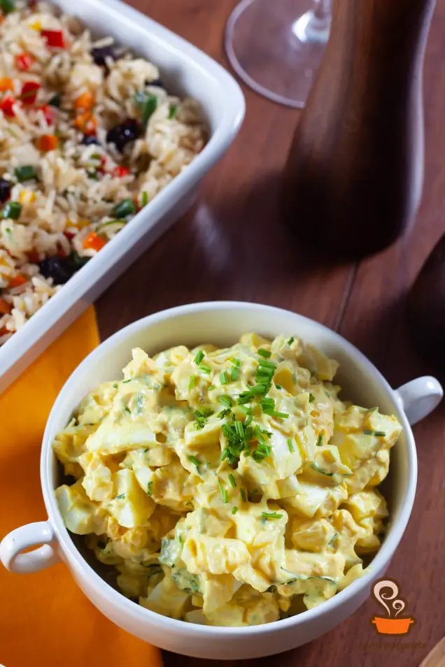 A melhor Salada de ovos fácil e deliciosa