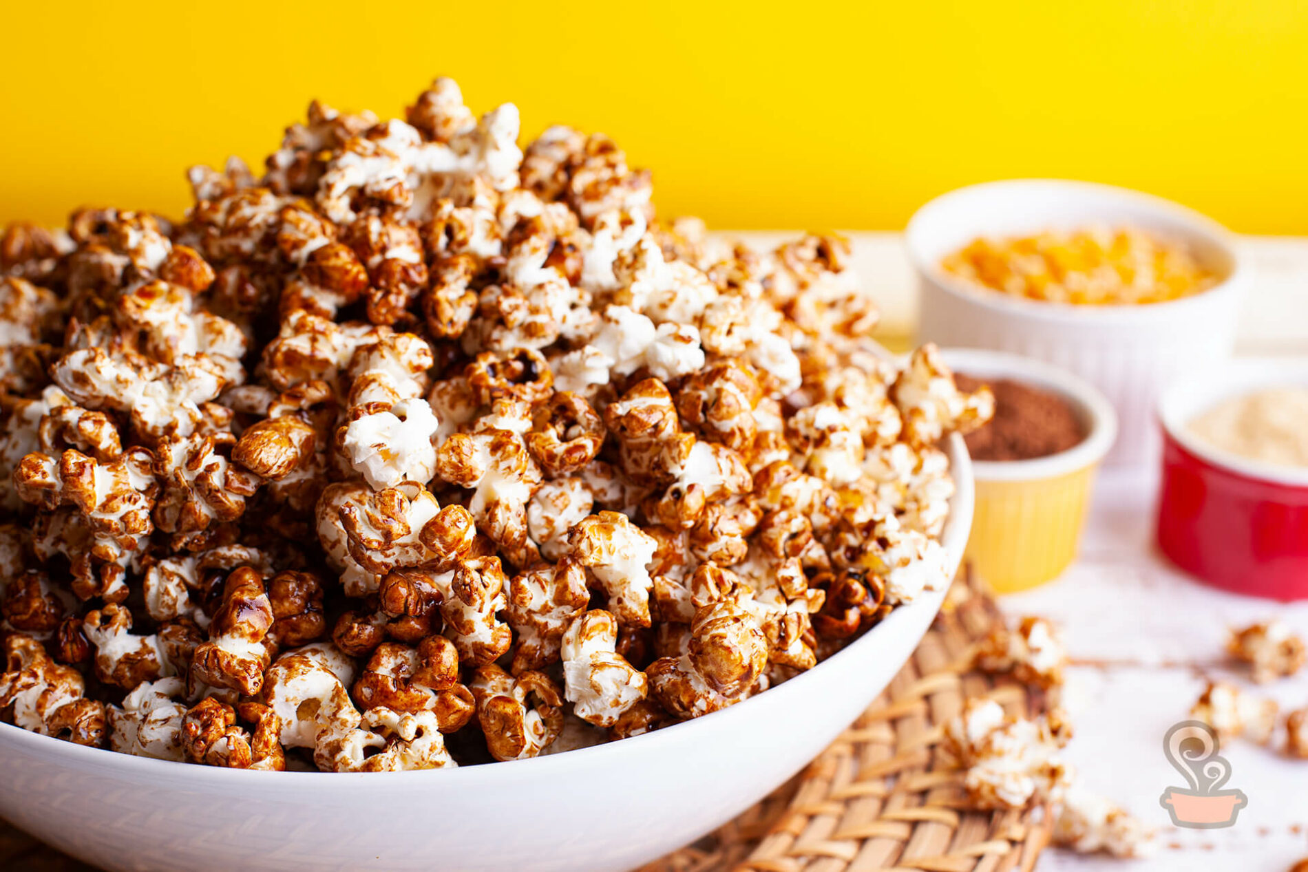 Pipoca doce chocolate receita muito fácil e rápida