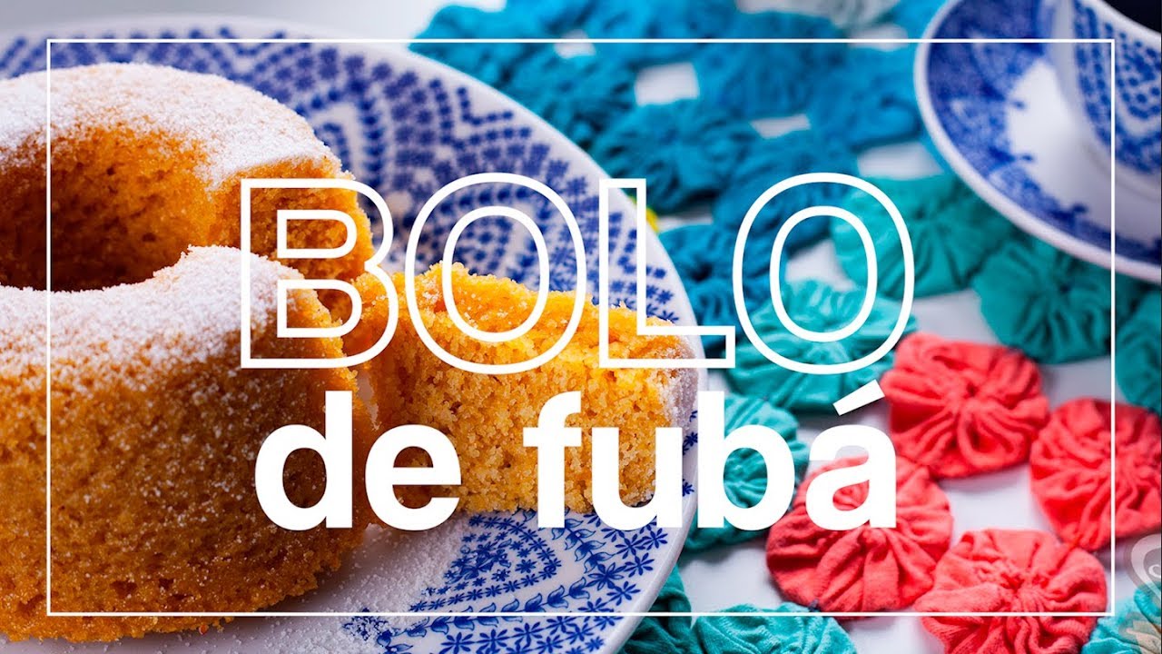BOLO DE FUBÁ COM LEITE DE COCO (sem glúten) - naminhapanela.com