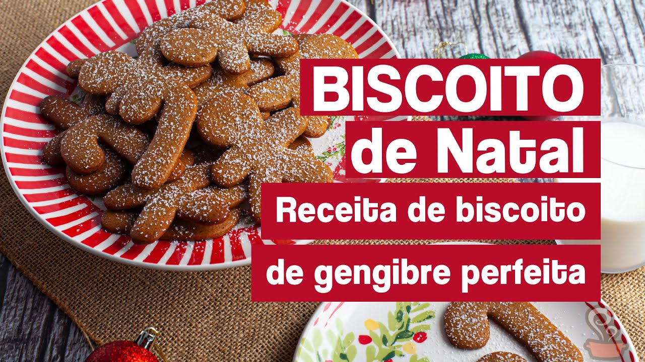 Biscoito de Natal - receita deliciosa de biscoito de gengibre e canela