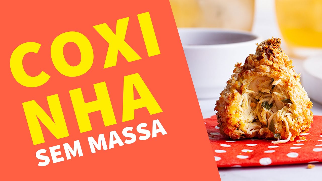 Coxinha sem massa - receita super fácil e feita na airfryer