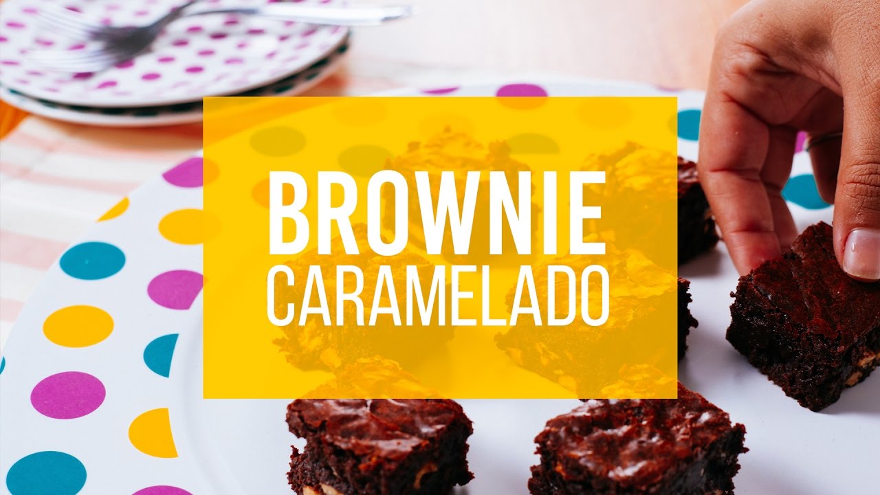 brownie caramelado | rapidinha na cozinha | naminhapanela.com