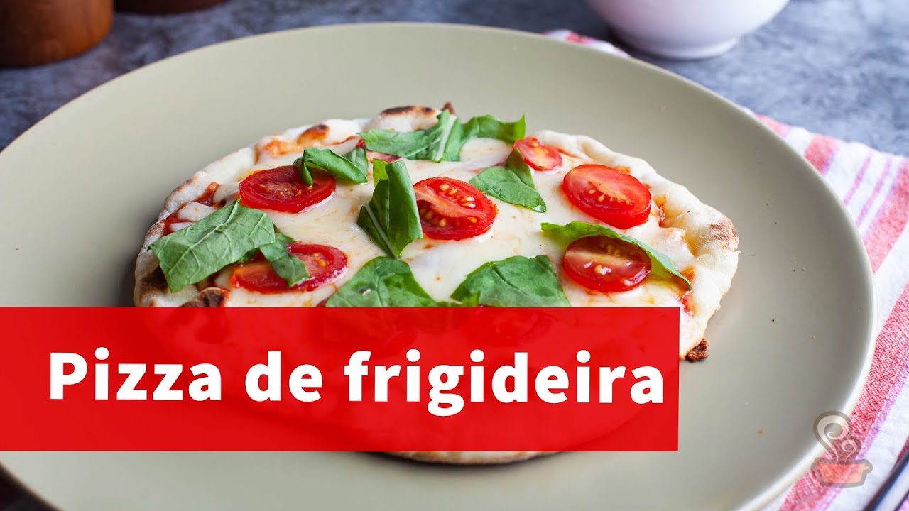 A MELHOR pizza de frigideira que você já testou! Deliciosa e MUITO GOSTOSA!