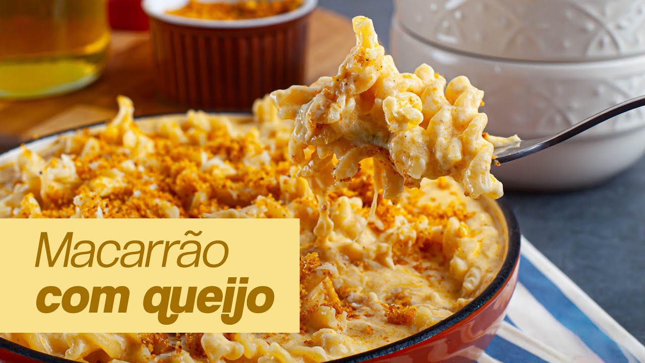 O melhor MACARRÃO COM QUEIJO! Uma versão fácil de mac & cheese
