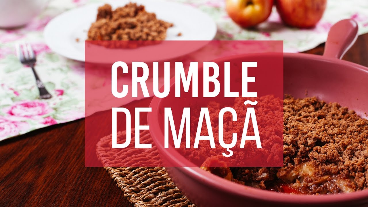 crumble de maçã | rapidinha na cozinha | naminhapanela.com