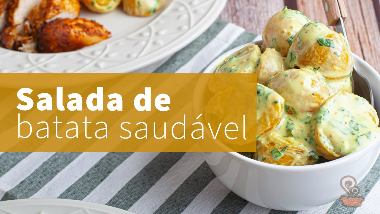 Salada de batata SAUDÁVEL E DELICIOSA! Muito fácil de fazer!