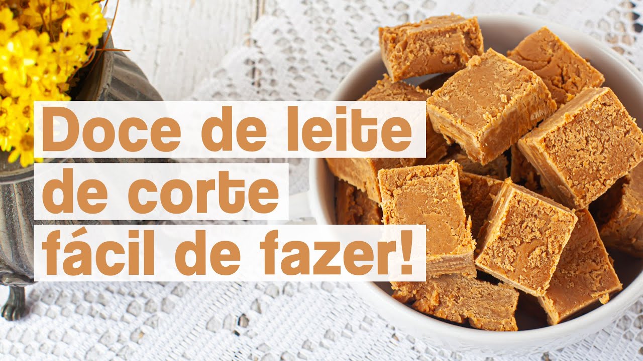 Doce de leite de corte super fácil de fazer - e delicioso!