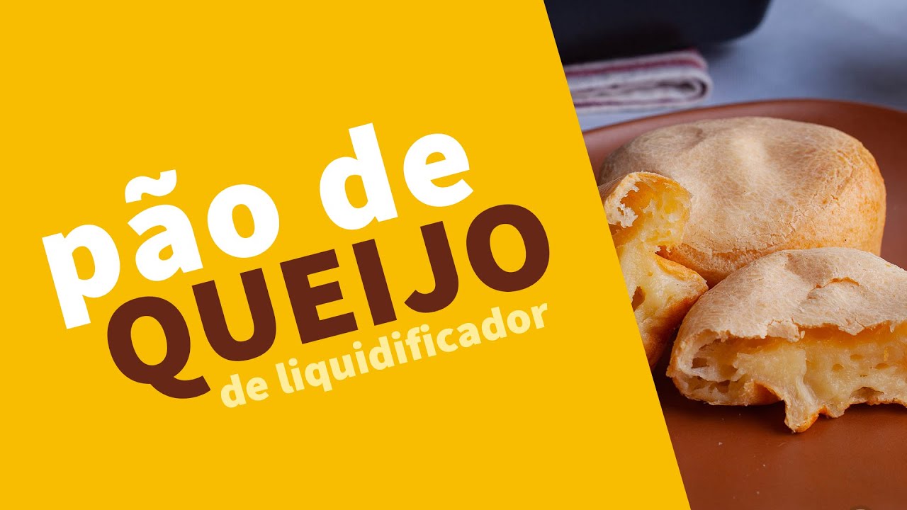 Pão de queijo de liquidificador - receita MUITO FÁCIL