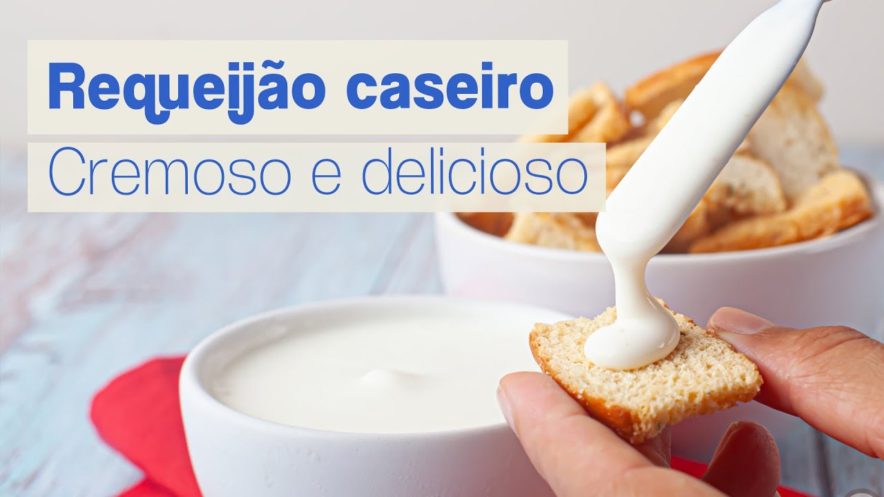 Requeijão caseiro - SUPER CREMOSO - RENDE MUITO!!!