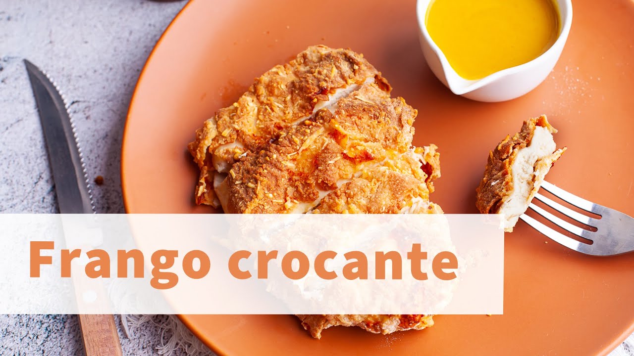 Frango super crocante e muito fácil de fazer - feito na Air Fryer