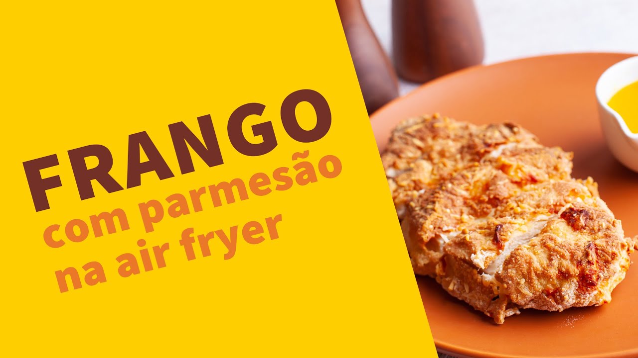 Frango empanado na air fryer - crocante e delicioso!