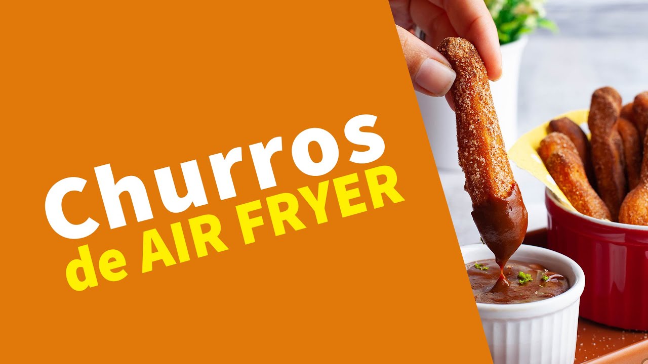 CHURROS ASSADO - feito na air fryer - delicioso e fácil de fazer!
