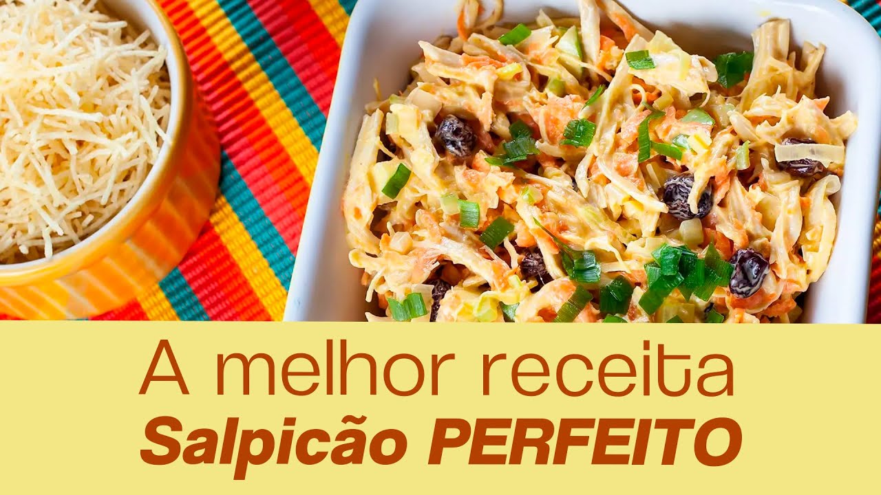 O MELHOR salpicão que você já fez! Receita super fácil