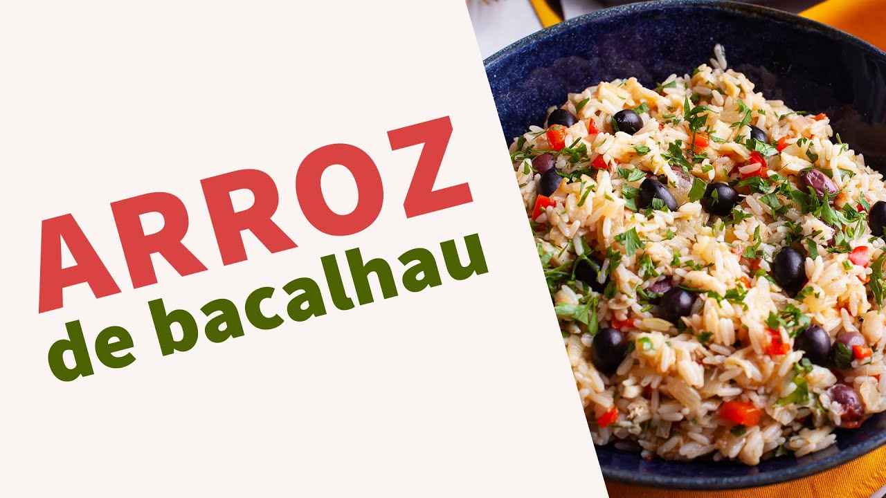 Arroz de bacalhau - receita MUITO fácil