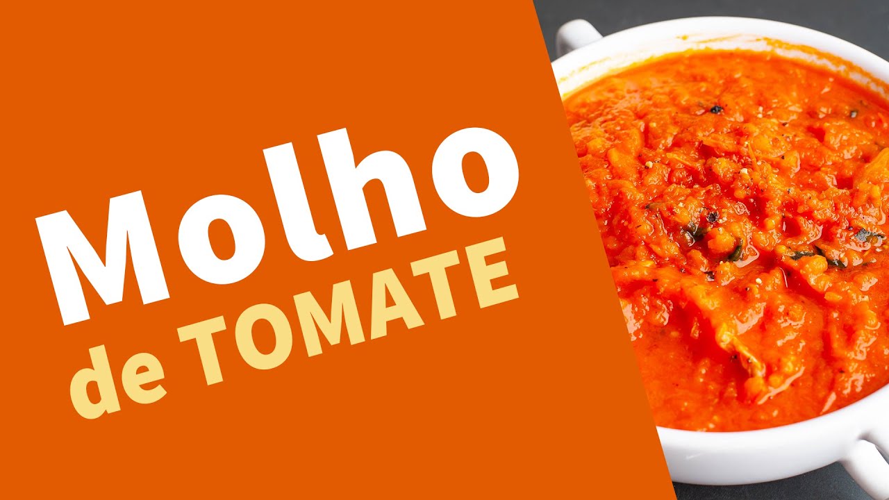 O melhor molho de tomate que você já provou! Super fácil de fazer!