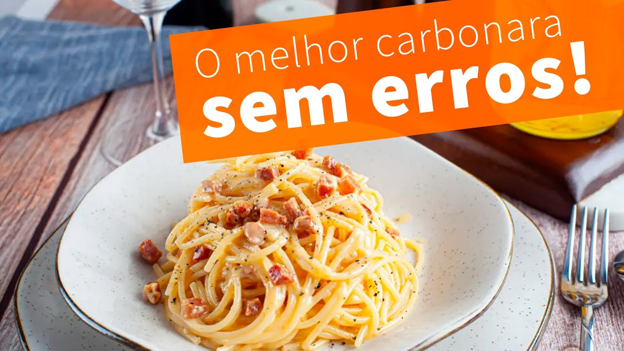 CARBONARA MUITO FÁCIL E SEM ERROS! A melhor receita que você já testou!