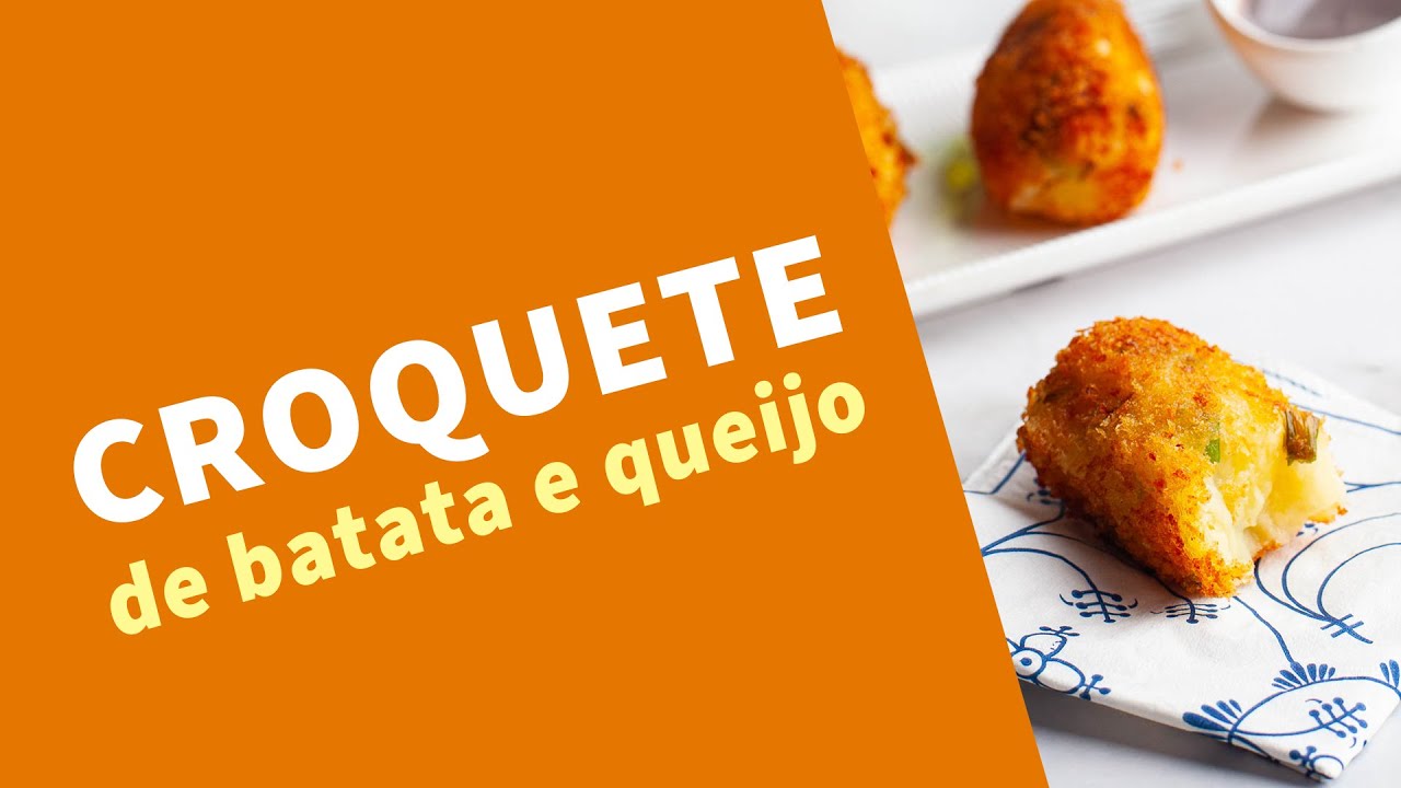 O melhor croquete de batata e super fácil de fazer!