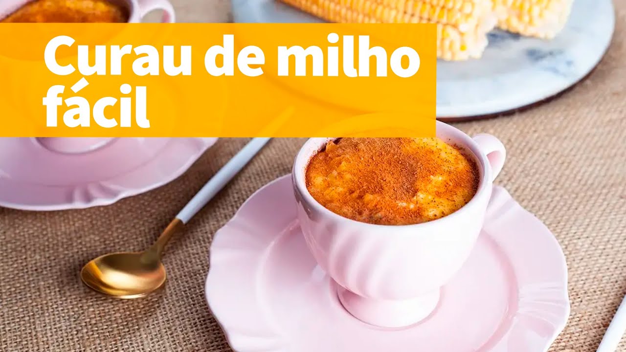 Curau de milho MUITO FÁCIL e super CREMOSA!