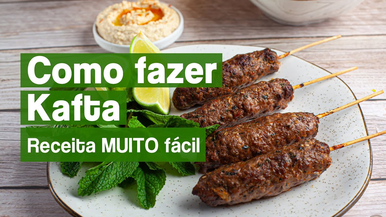 A MELHOR receita de kafta! Deliciosa e fácil de fazer