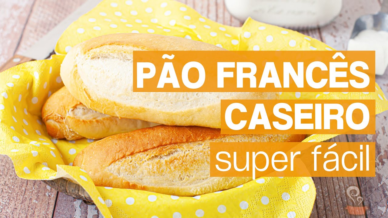 Pão francês caseiro SUPER FÁCIL DE FAZER!