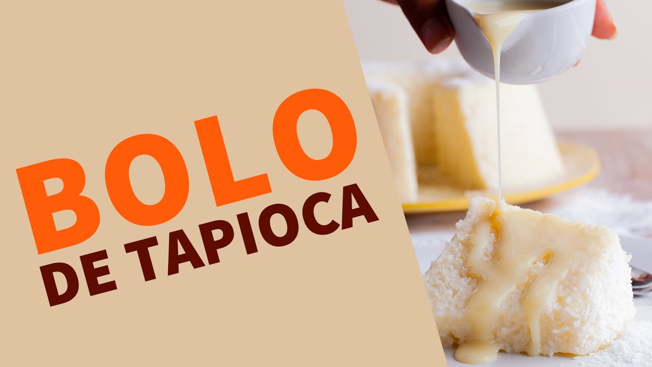 BOLO DE TAPIOCA  que não vai no forno - receita muito fácil