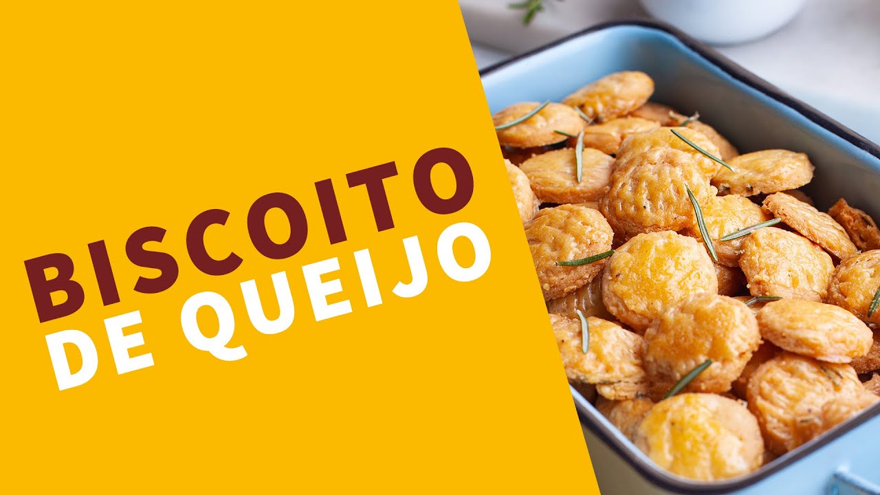 BISCOITO DE QUEIJO COM 3 INGREDIENTES - Muito fácil de fazer!