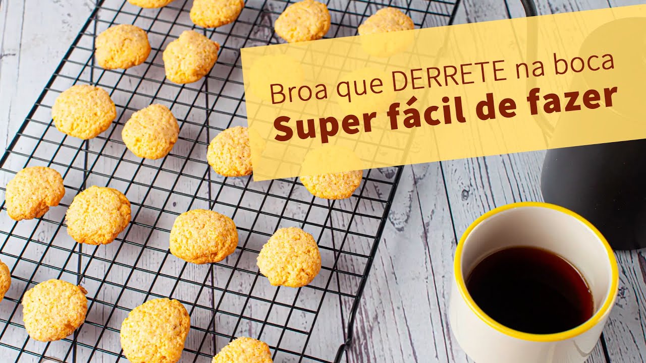 Broa de milho QUE DERRETE NA BOCA - muito FÁCIL DE FAZER!