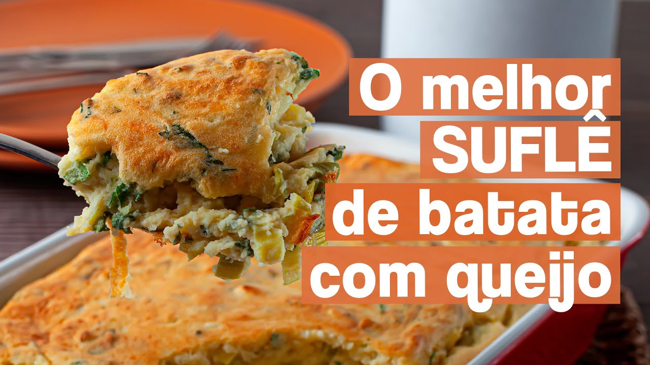 Suflê PERFEITO de batata e queijo para testar AGORA!