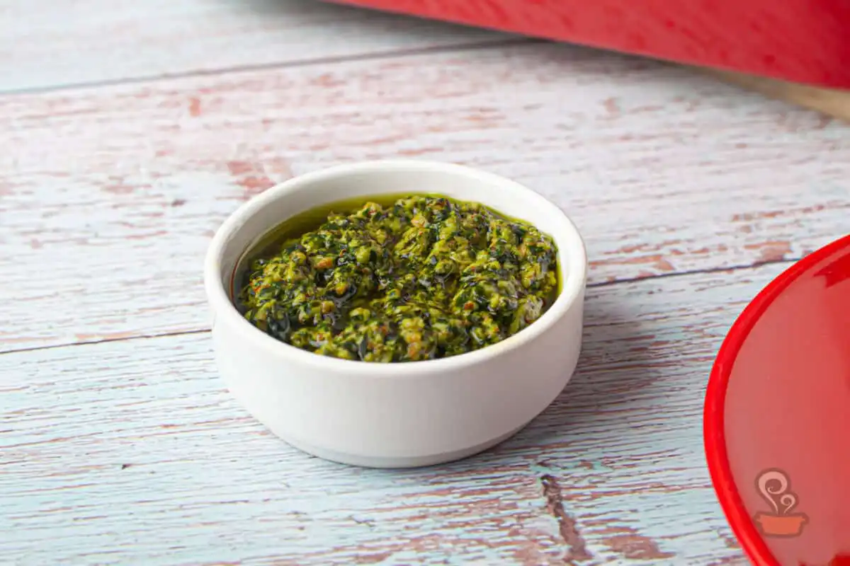pesto de espinafre