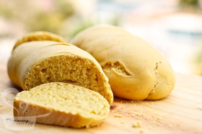 pão aromático de açafrão