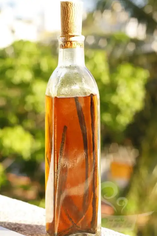 Extrato de baunilha caseiro