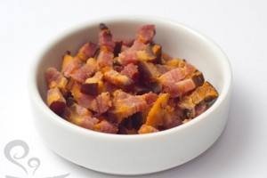 Bacon crocante no microondas