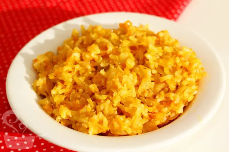arroz integral com cenoura