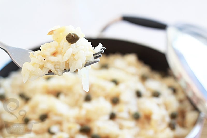 risoto de bacalhau