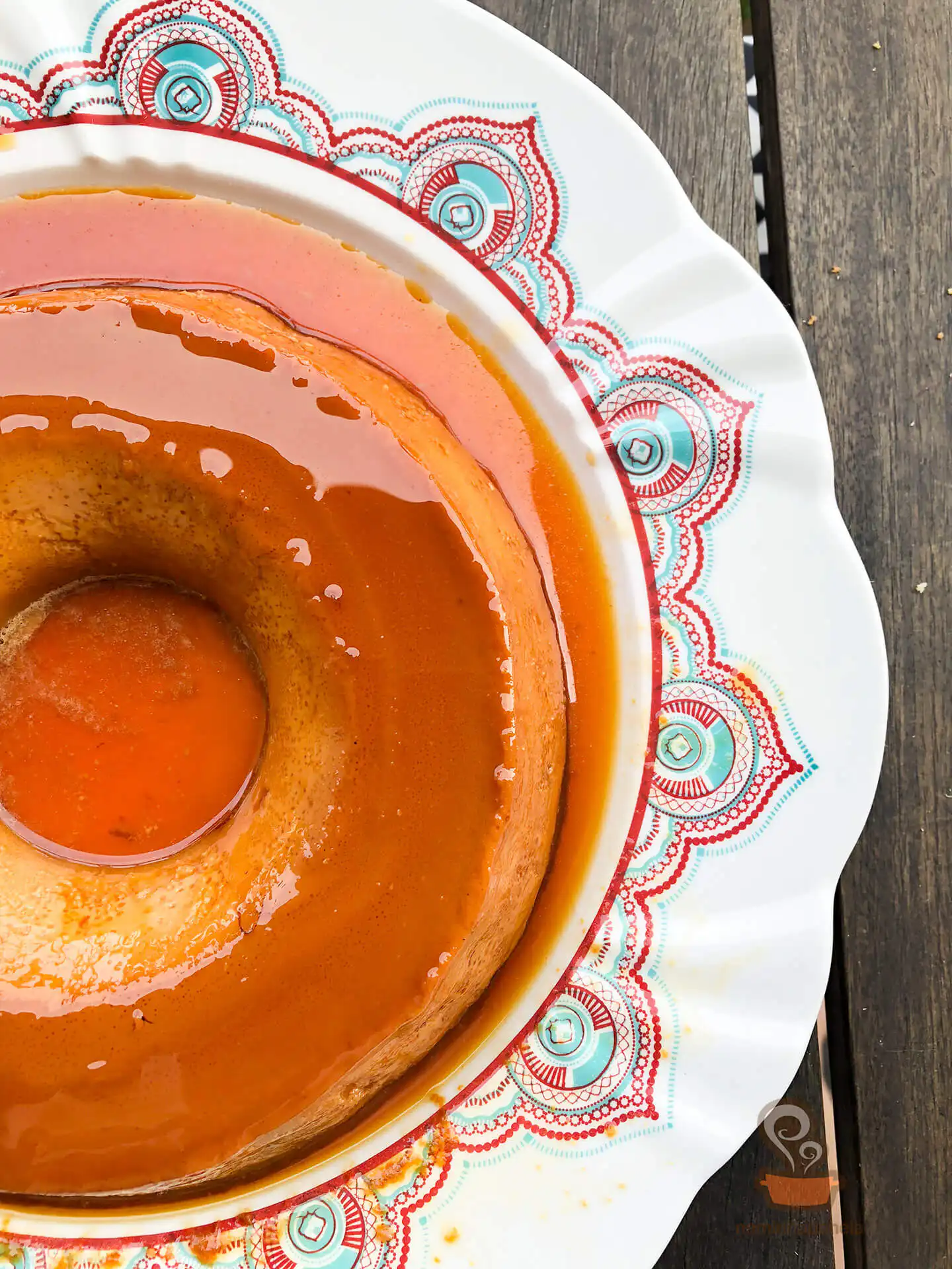 Pudim de doce de leite