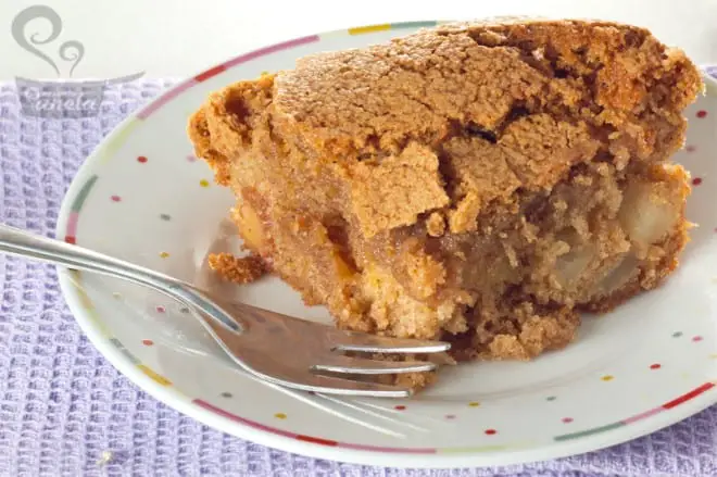 Torta de maçã com casquinha crocante - naminhapanela.com