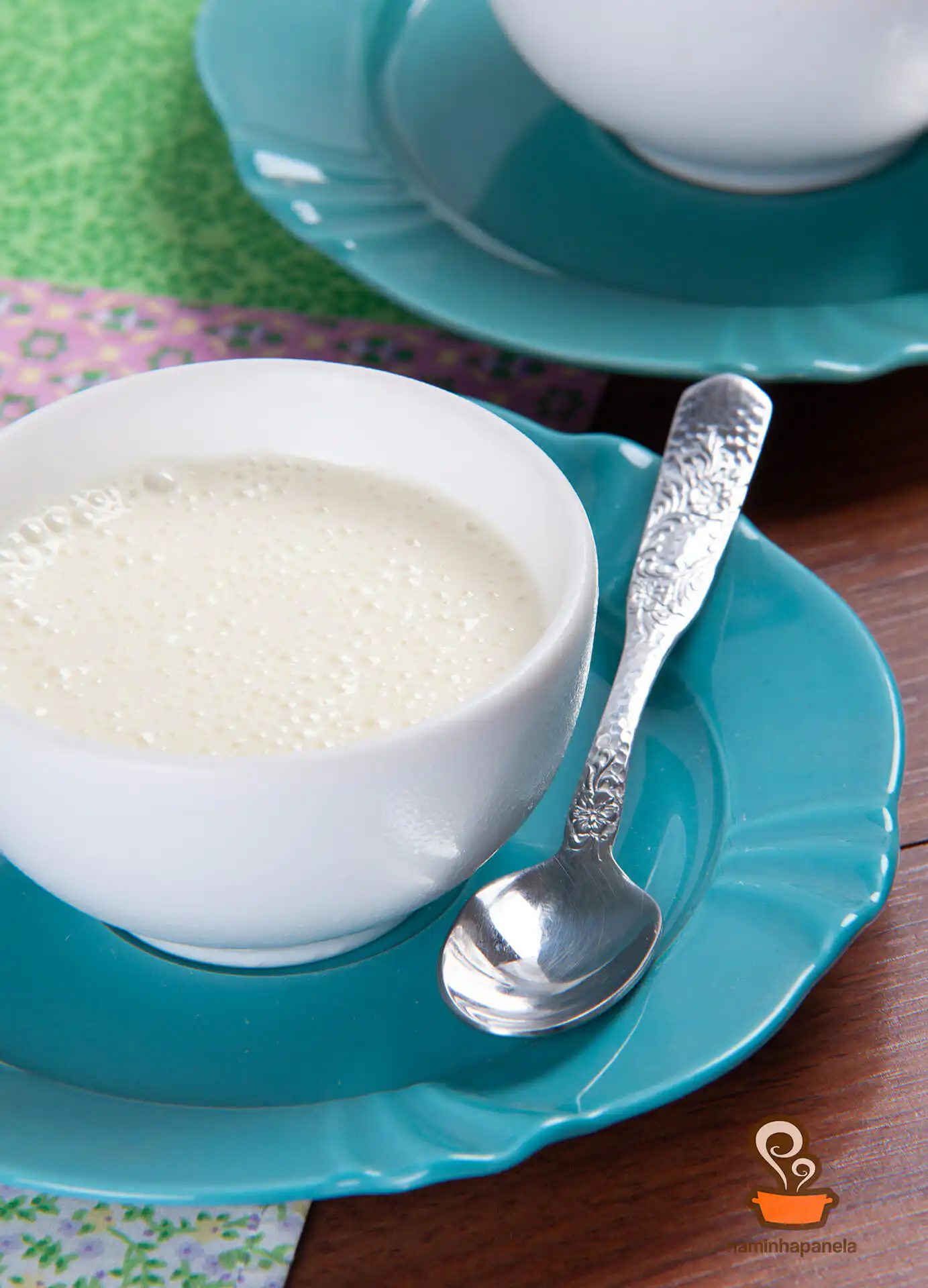 Mousse cremoso de coco - naminhapanela.com