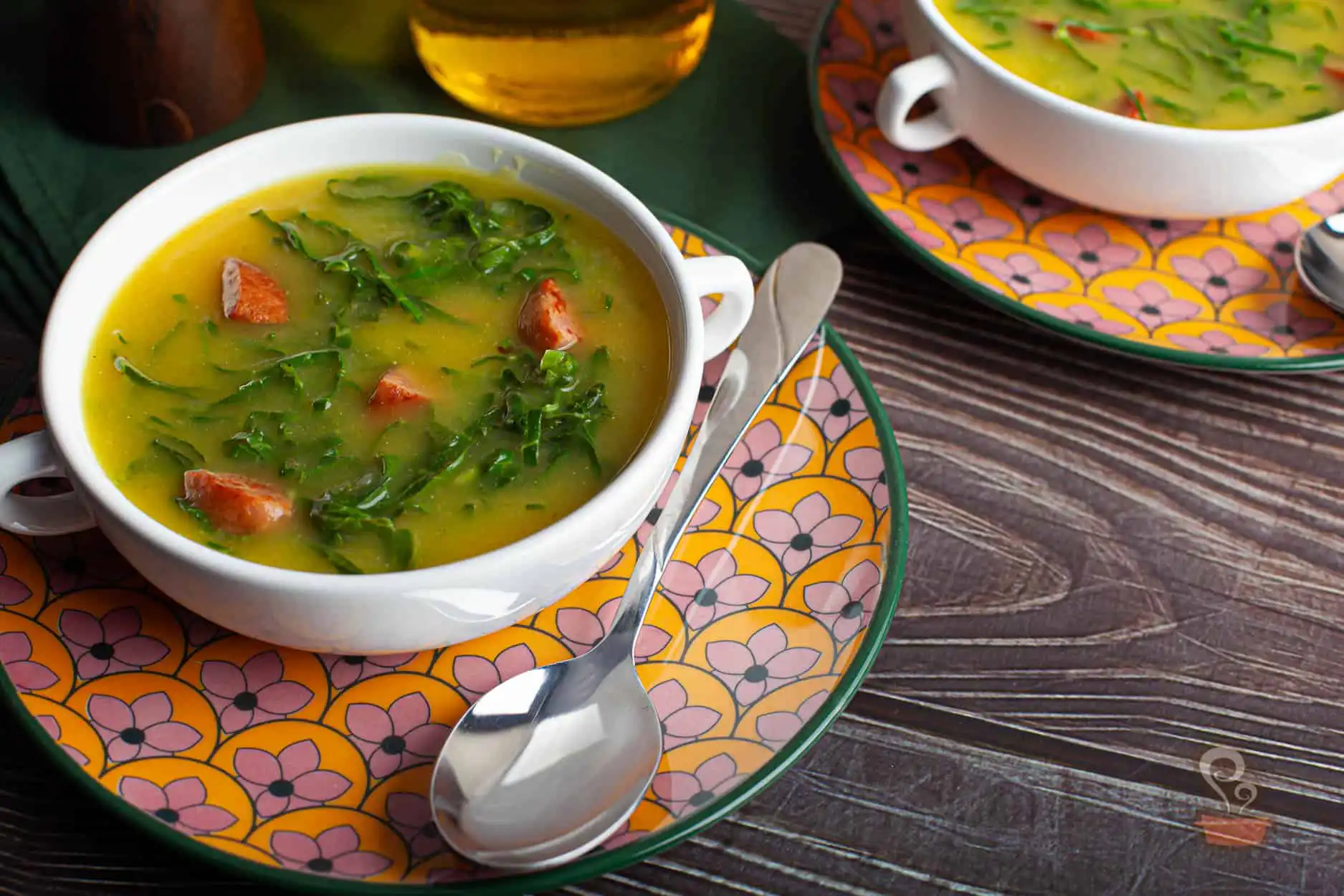 Caldo verde de batata baroa