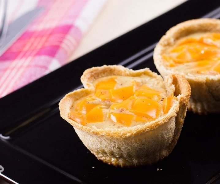 Quiche de bacon e milho