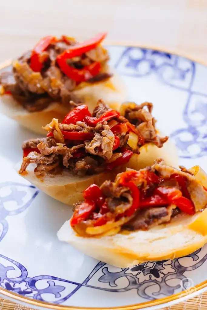 Antepasto de rosbife antepasto de rosbife