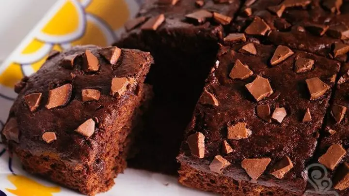 bolo de chocolate e banana