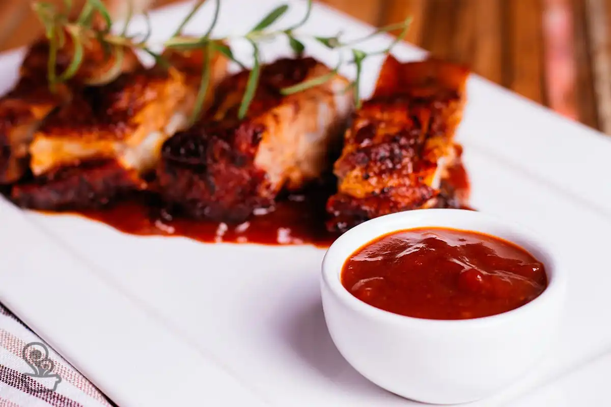 Costela com molho de goiabada