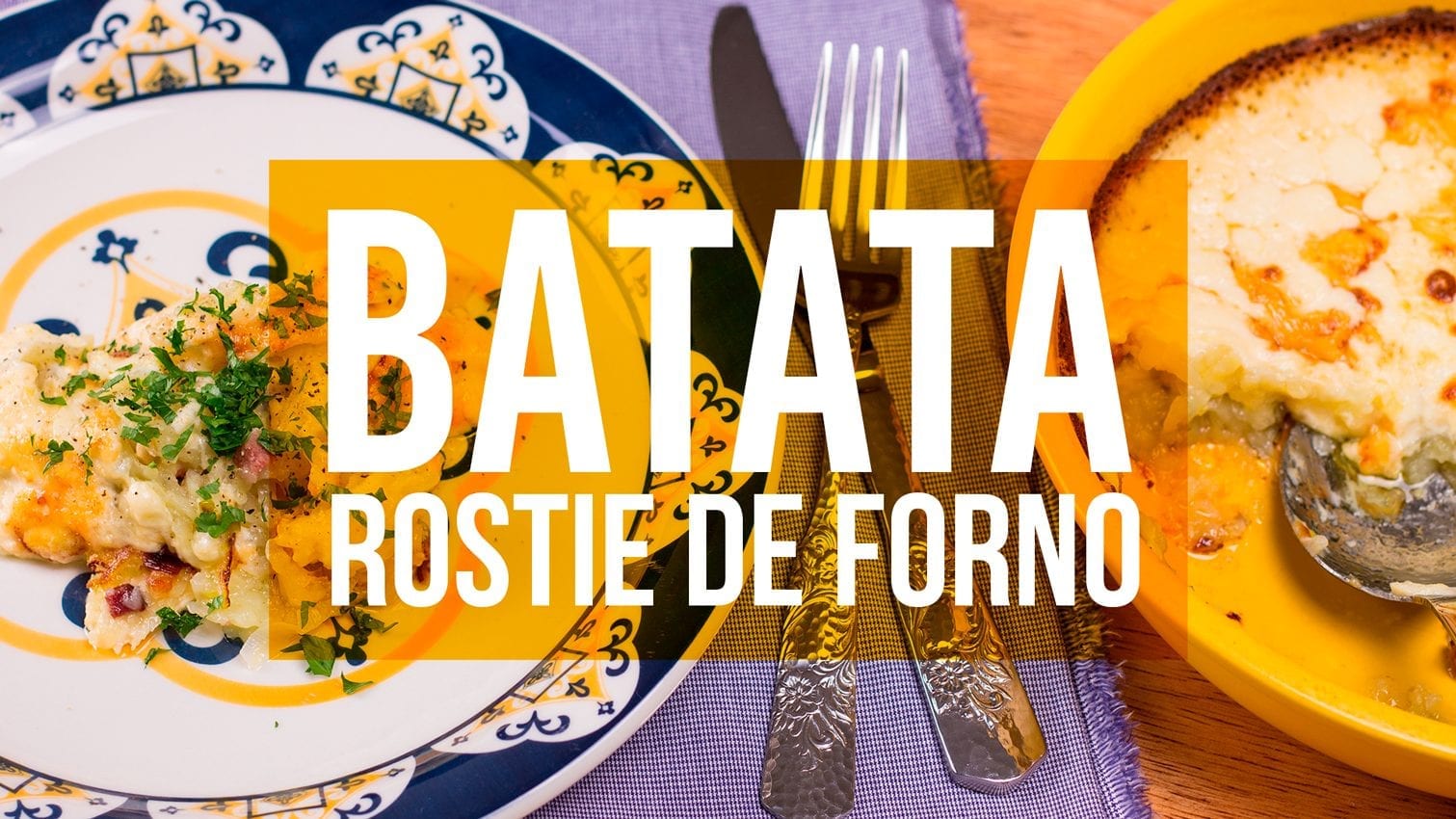 batata rosti de forno