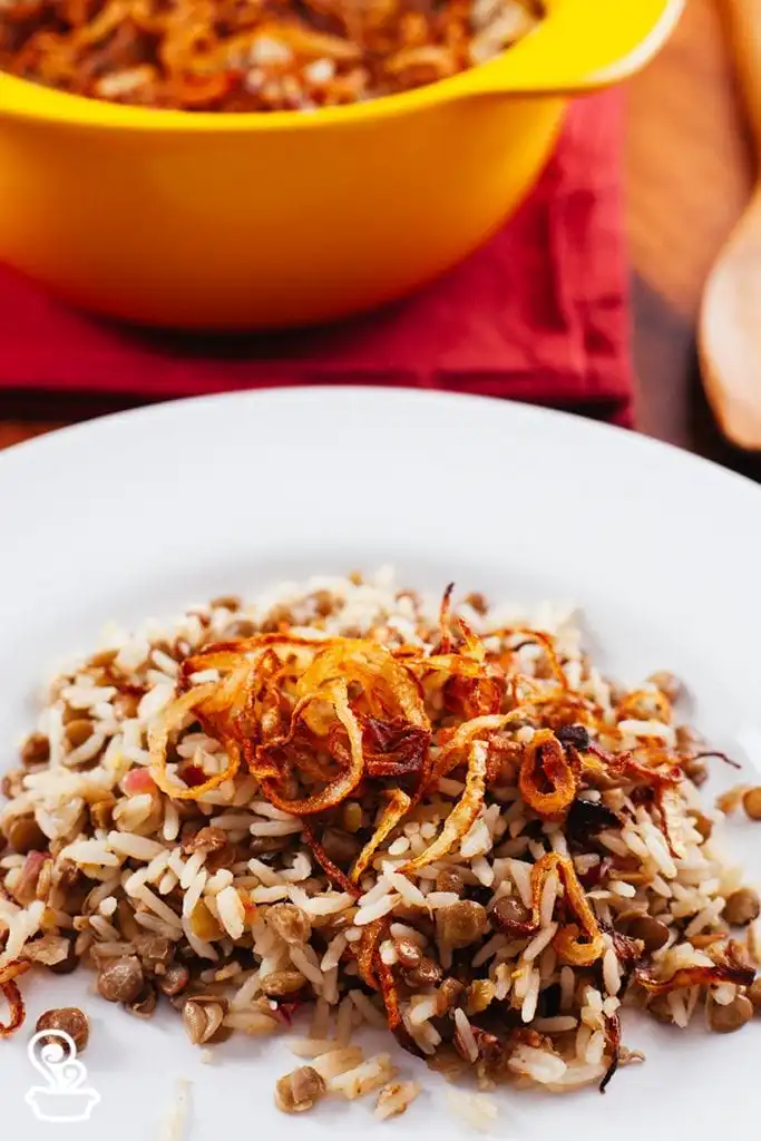 Arroz com lentilhas Arroz com lentilhas