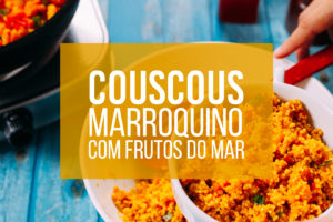 Couscous marroquino com frutos do mar