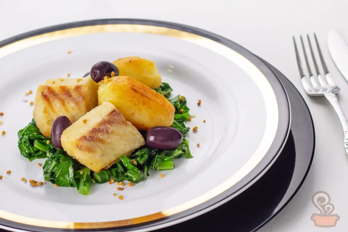 Bacalhau com couve - naminhapanela.com