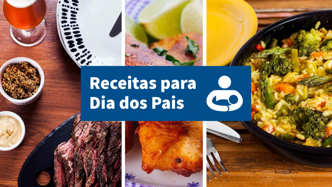 Variedade de receitas deliciosas e fáceis para o Dia dos Pais