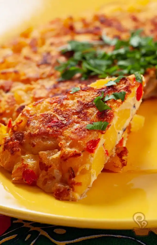 tortilla espanhola de batata