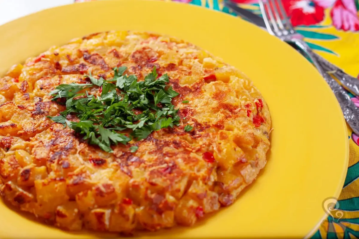 tortilla espanhola de batata
