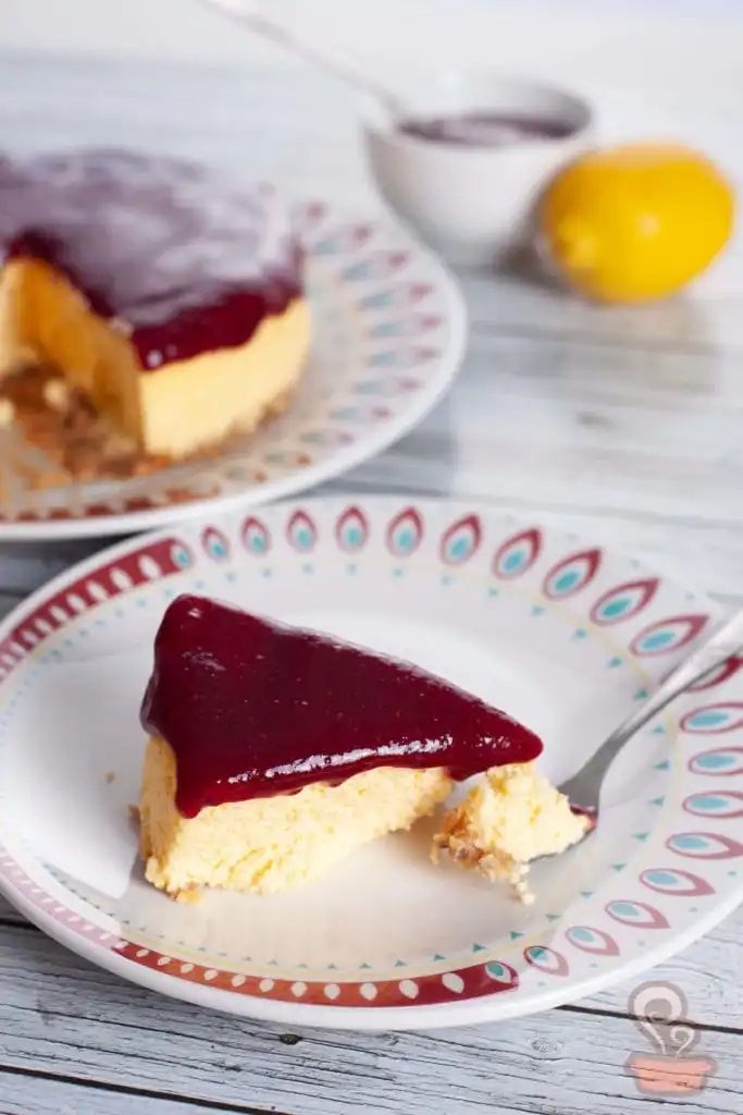 Cheesecake de limão siciliano Cheesecake de limão siciliano